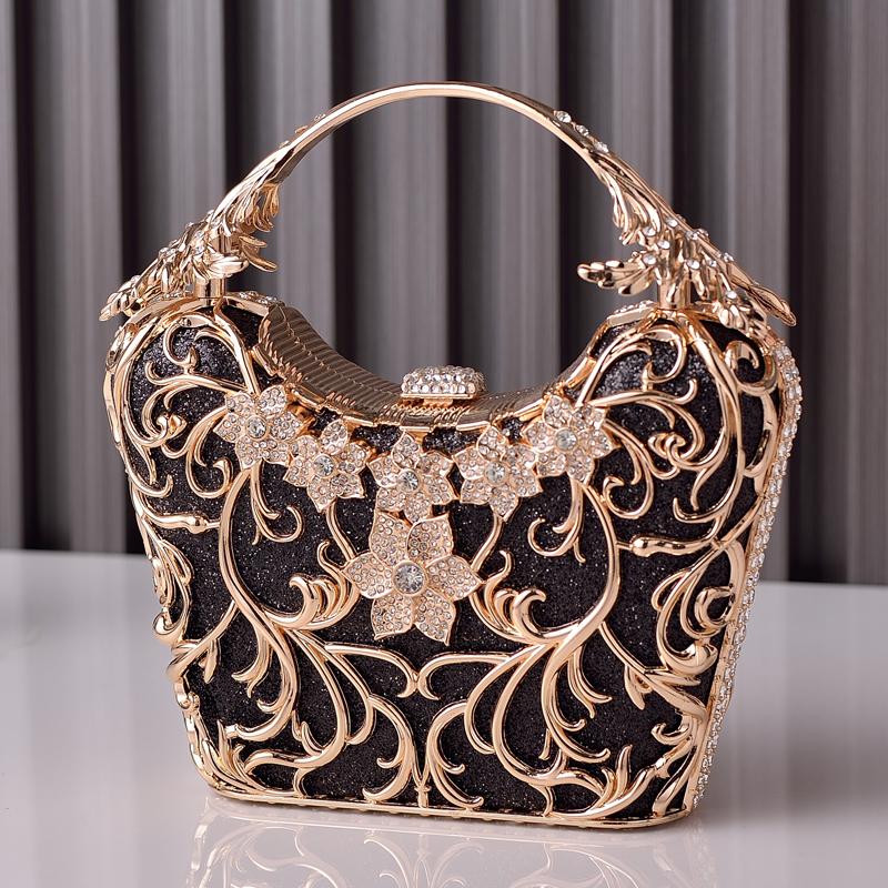 

Red Woman Bags Crystal Clutch Purse Luxury Designer Brands Handbags Crown Shape Elegant Party Wedding Crossbody Bag Bing чёрный
