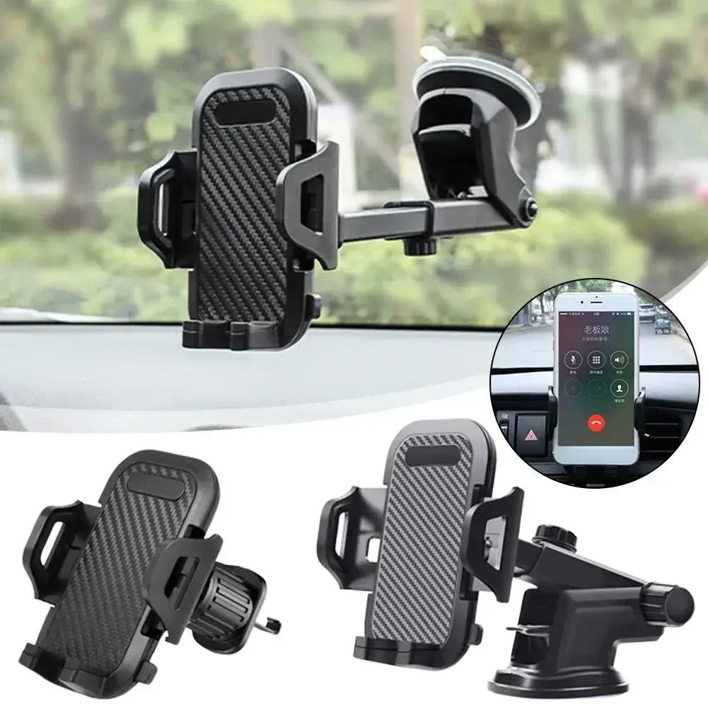 Car Phone Holder Multifunctional Dashboard Windshield Air Vent Mount Sucker Phone GPS Holder For iPhone Samsung Xiaomi Universal