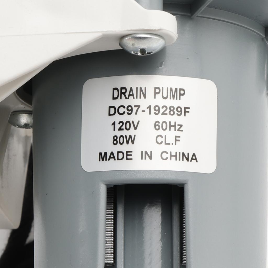 DC97-19289F Washing Machine Drain Pump Assembly for Samsung Washer DC97-19289B