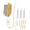 Tremolo System with Roller Single Locking Vibrato Bridge Tailpiece for ST Guitar (Gold)