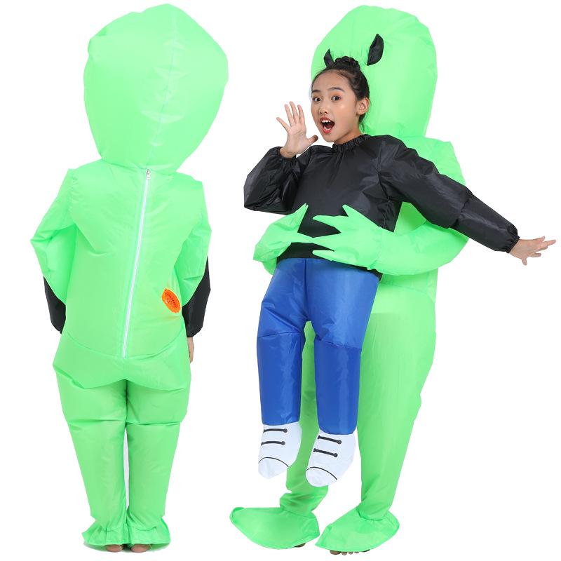 Halloween Inflatable Alien Cosplay Prank Costume - Alien Hugging Ghost Style
