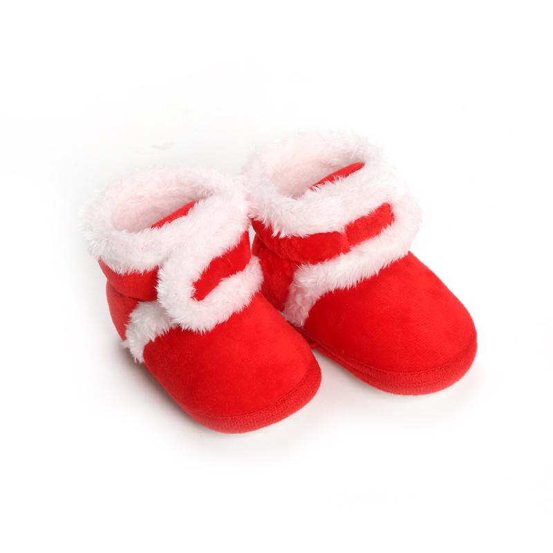 Handmade Soft Sole Winter Shoes for Infants & Toddlers - Non-Slip Velvet Cotton Socks