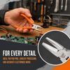 8mm Cutting Capacity Wire Cutter Pliers 90 Degree Bent Jaw Bent Nose Pliers  Electronics Repair