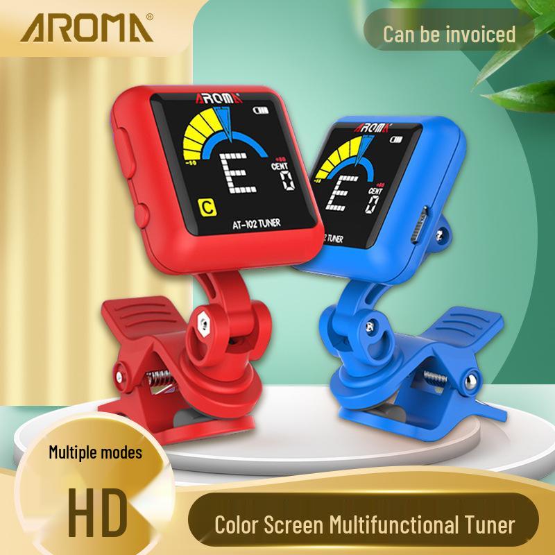 Anoma USB Rechargeable Color Screen Tuner for Guitar, Violin, Ukulele