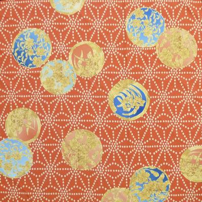 Asakura Senpu Furoshiki 70 X 70cm Asakura Senpu Ultra Nagare Furoshiki Neo Asanoha Pattern - Approx. Water-Repellent (Nagare) Two-Wave Design,