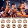 1/10PCS Round Bamboo Bottle Openers Magnetic Beer Bottle Opener Portable Fridge Magnet Opener for Wedding Party Beverages Gadget