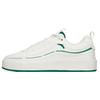 New Anti Slip And Wear Resistant Lightweight Low Top Skateboard Shoes White Green 912228033-7