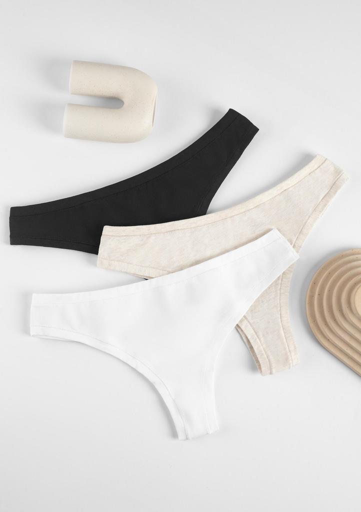 Figi damskie brazyliany z naturalnej bawełny organicznej Natural Cotton Ecru 1447 Sielei SIELEI 1447 FIGI BRAZYLIANY NATURAL COTTON ecru S