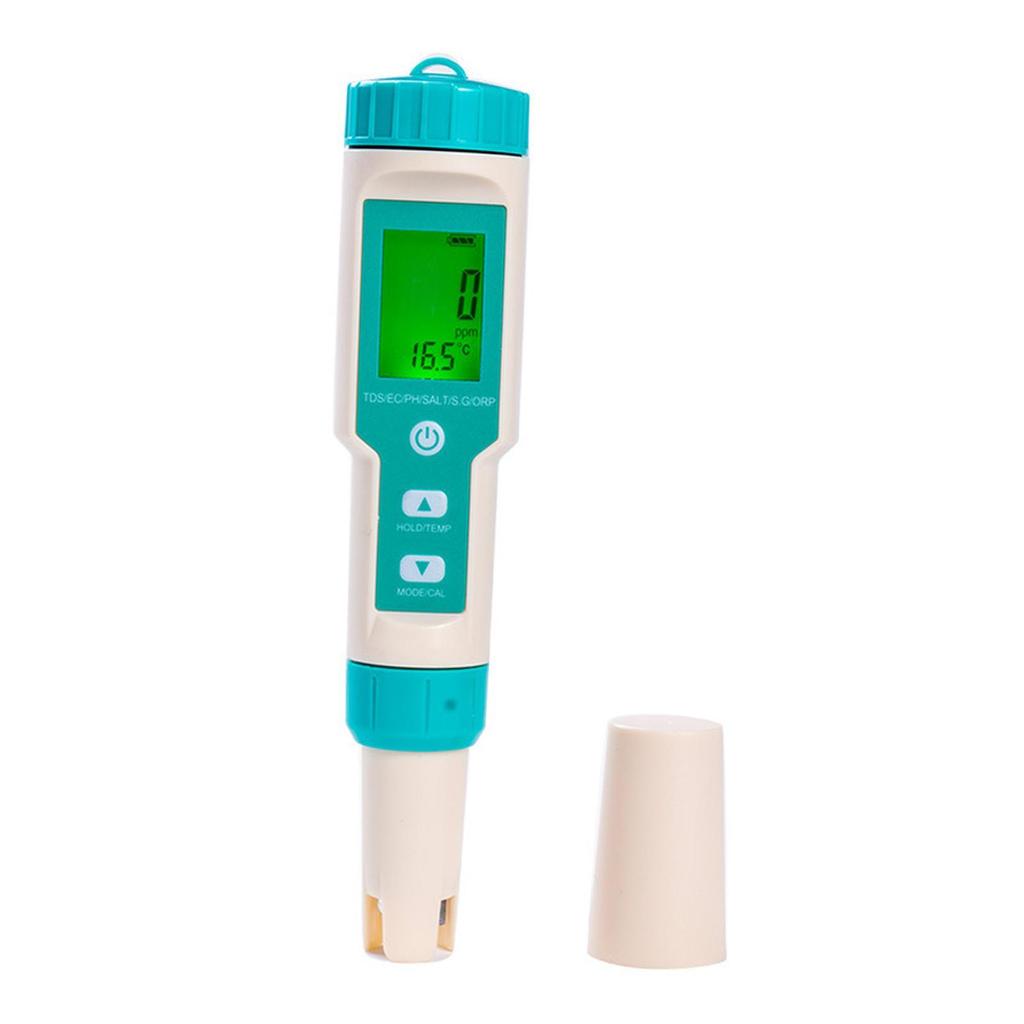 7 In1 Water Quality Tester Waterproof pH/EC/TDS/Temperature Meter