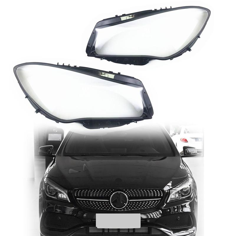 For Benz W117 CLA 2016 2017 2018 Car Headlights Lens Cover Shell 1 piece