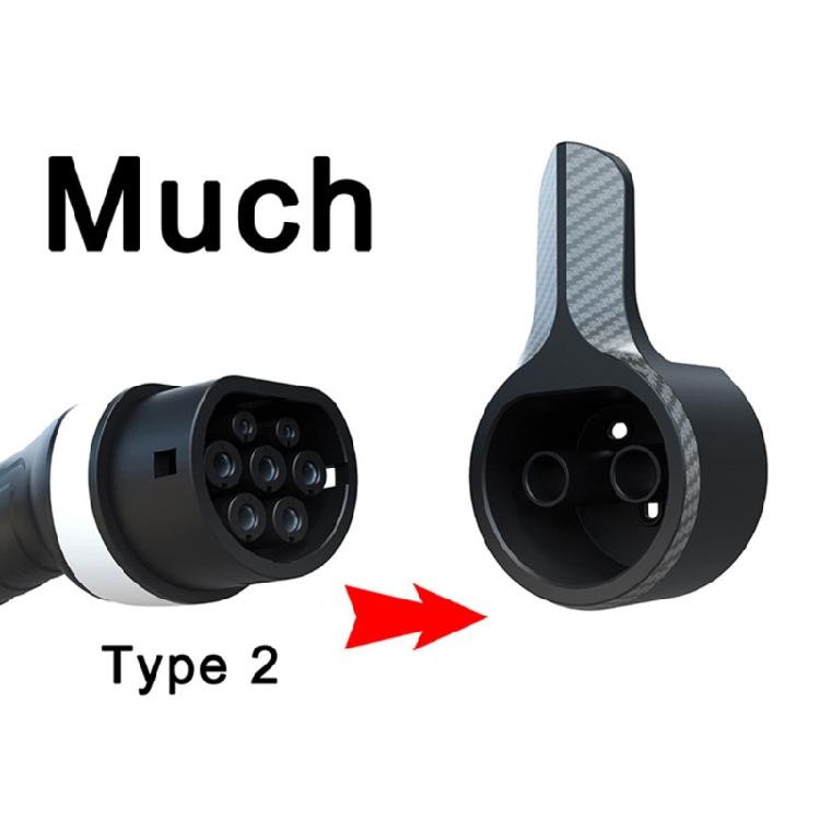 Neat Charging Area Space Saving Type 2 Electric Vehicle Charging Cable Organizers Bracket Socket with Easy Installation