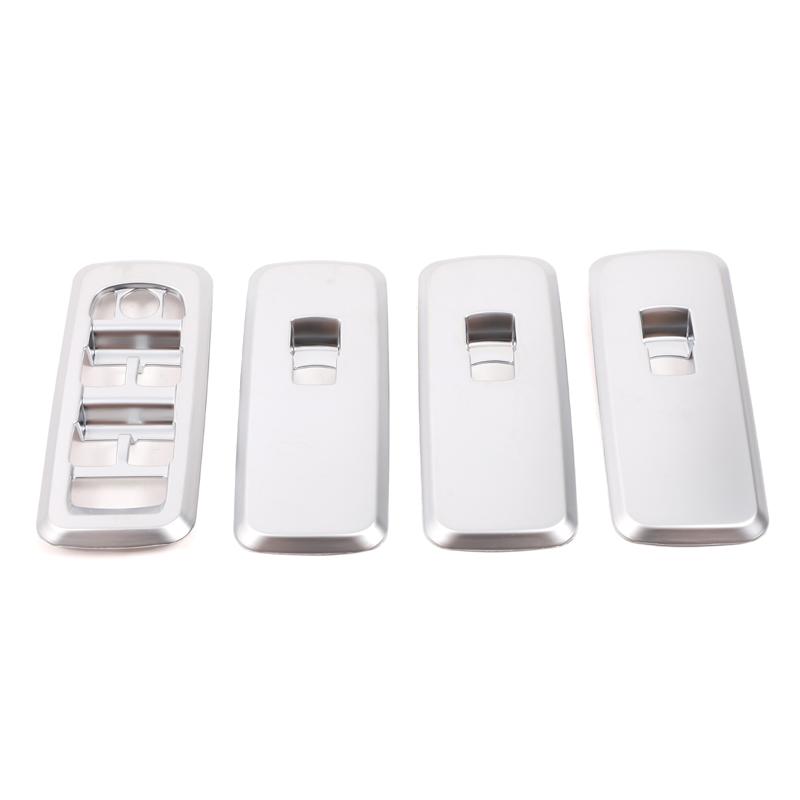 ABS Carbon Car Window Lift Switch Button Panel Cover Trim For Land Rover Discovery 4 2010-2016 For Range Rover Sport 2010-2013