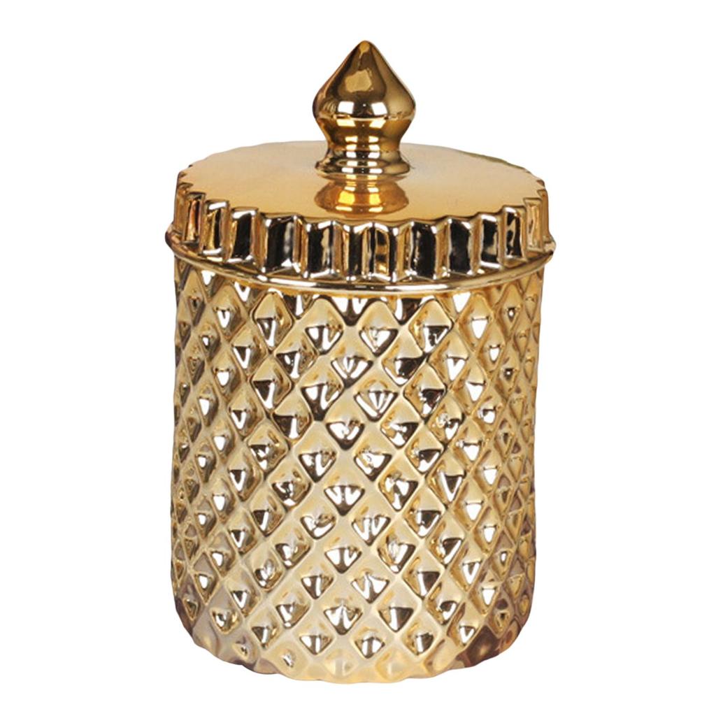 3pcs Vintage Style Tea Coffee Sugar Canisters Jars Pots Tins with Bamboo Lids