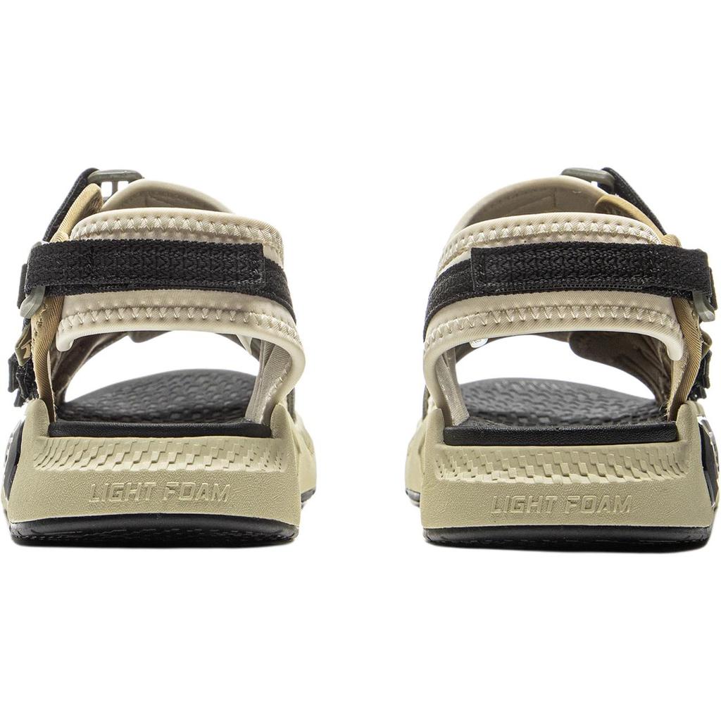 Li Ning Kids Sports Lifestyle Series Comfortable Soft Non-Slip Wear-Resistant Low-Top Sandals Kids Sandals Khaki YKUV010-1