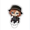 Acrylplattenschmuck Acryl-Ständer Puppe BSD Dazai Osamu Nakahara Chuuya Anime-Figur Modellplatte Schreibtischdekoration Weihnachtsgeschenke