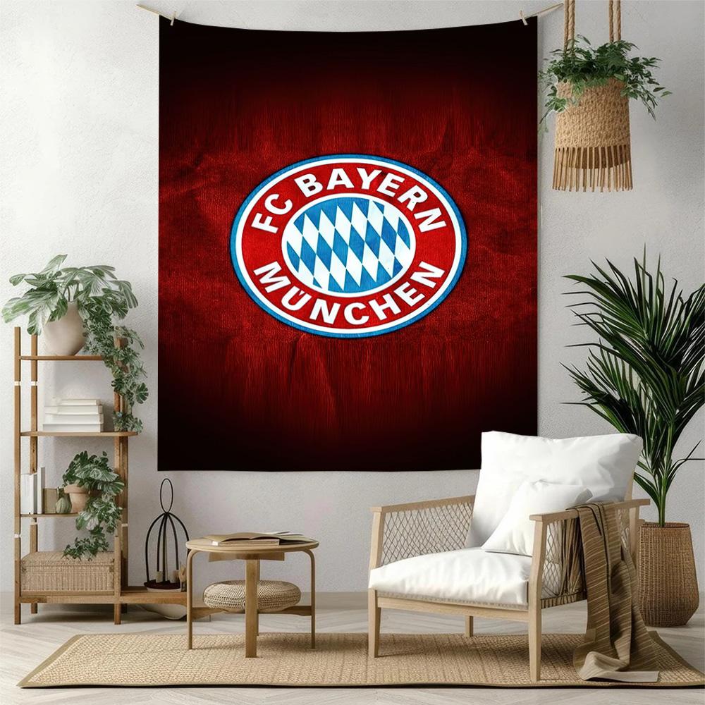Bayern Munich Wall Decor Tapestry Art For Pet Memorial Birthdaywedding Party Backdrop Family Gift