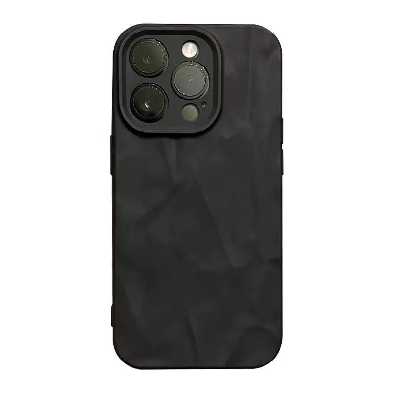 Použitelné pro pouzdro na telefon IPhone 15 Objektiv Plně krycí Matný Apple Skládaný Silikon 16 High-end I14Pro Obal