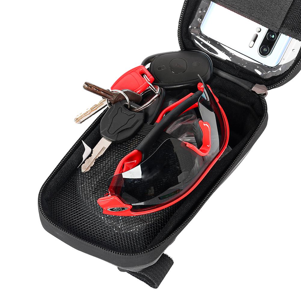 Fahrrad Frontrahmen Tasche Touchscreen Fahrradtasche Eva Wasserdichte Handy Halterung Abdeckung Mtb Rennrad Oberrohr Tasche Fahrrad Auto Zubehör