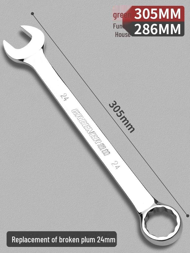 Green Forest Dual-Use No. 13 Industrial Double-Ended Plum Wrench Tool Set