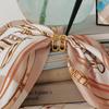 Daks Pink Dd Chain Scarf   Ring Set Dcsc6e702p2