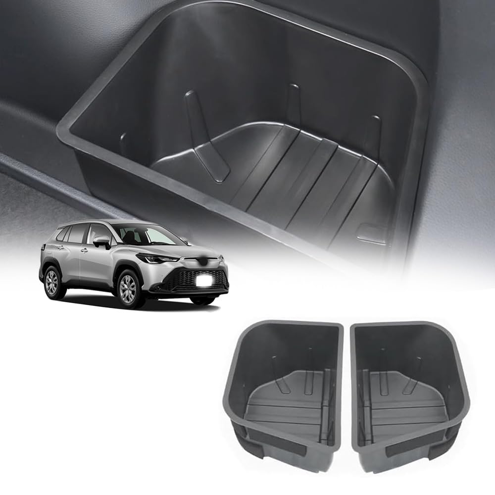 For the New Corolla Cross and MXGA1 Custom Parts Include Rear Trunk Storage Interior Rear Side Trunk Boxes In Black and Dedicated Corolla Cross