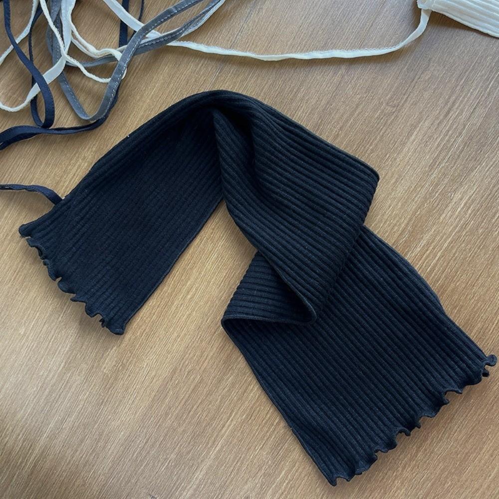 Stringy Selvedge Balletcore Leg Warmers Strappy Boots Cover Y2K Loose Socks Foot Cover  Women