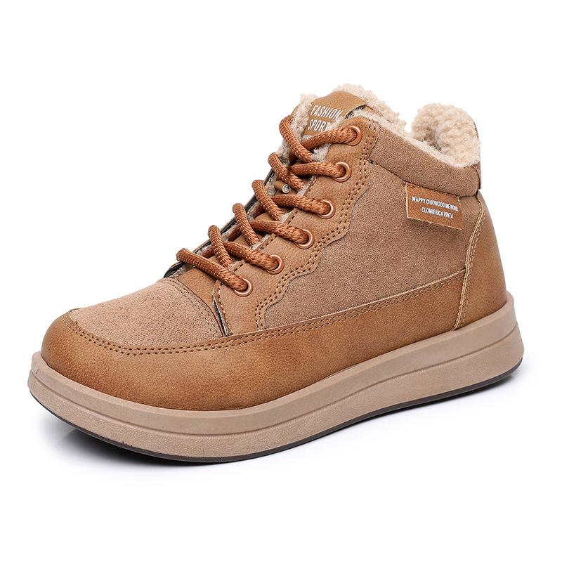 

Флісове взуття, Теплі снігові чоботи, Повсякденне та зручне, На товстій підошві, З високим халявою, Протиковзке 41 верблюд