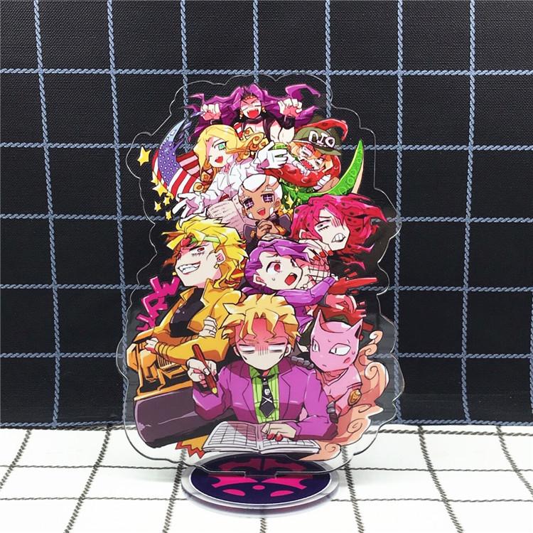 Spiel Anime Bizarre Adventure Golden Wind Modell Acryl Figur Stand Bemalt Schreibtisch Dekor Ornament Geschenk 15 cm