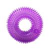 Durable Squeaky Dog Chew Toy for Aggressive Chewers Natural TPR Rubber Puppy Teething Ring Interactive Sound Training