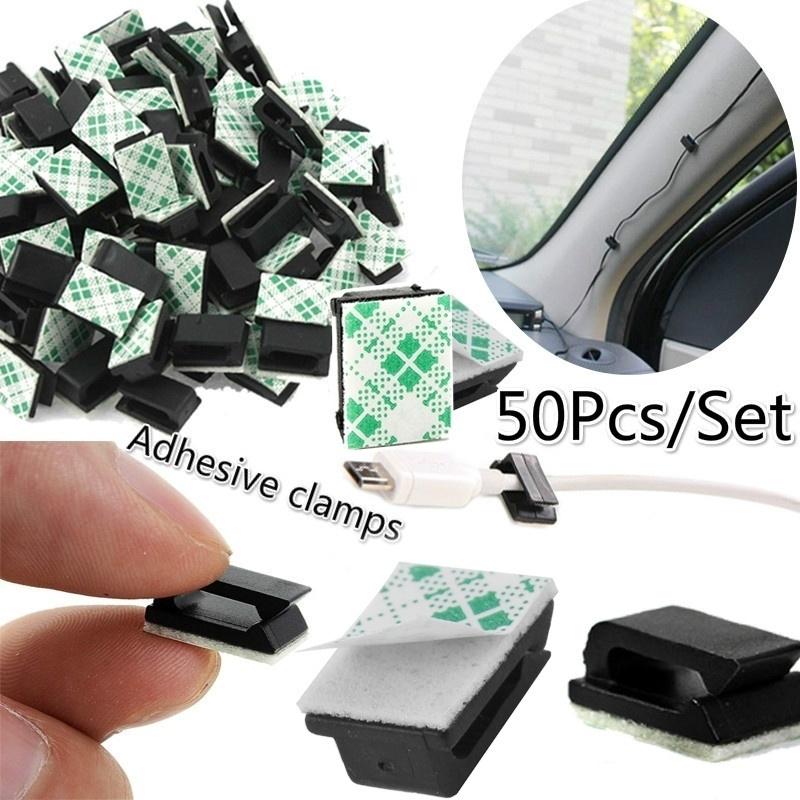 50Pcs Car Gps Data Cable Lights Cord Fixed Clips Wire Fixing Clips Fastener