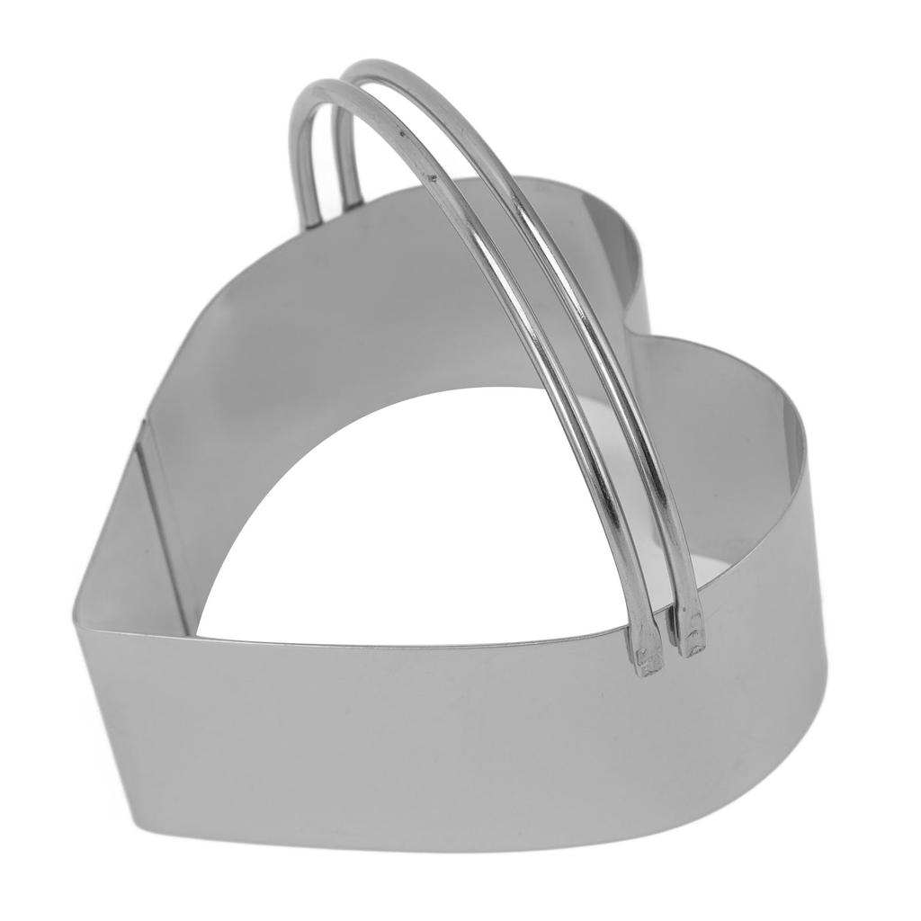 5 Pcs Cutters Set with Handle Stainless Steel Mould for Baking Cooking Alentine Day