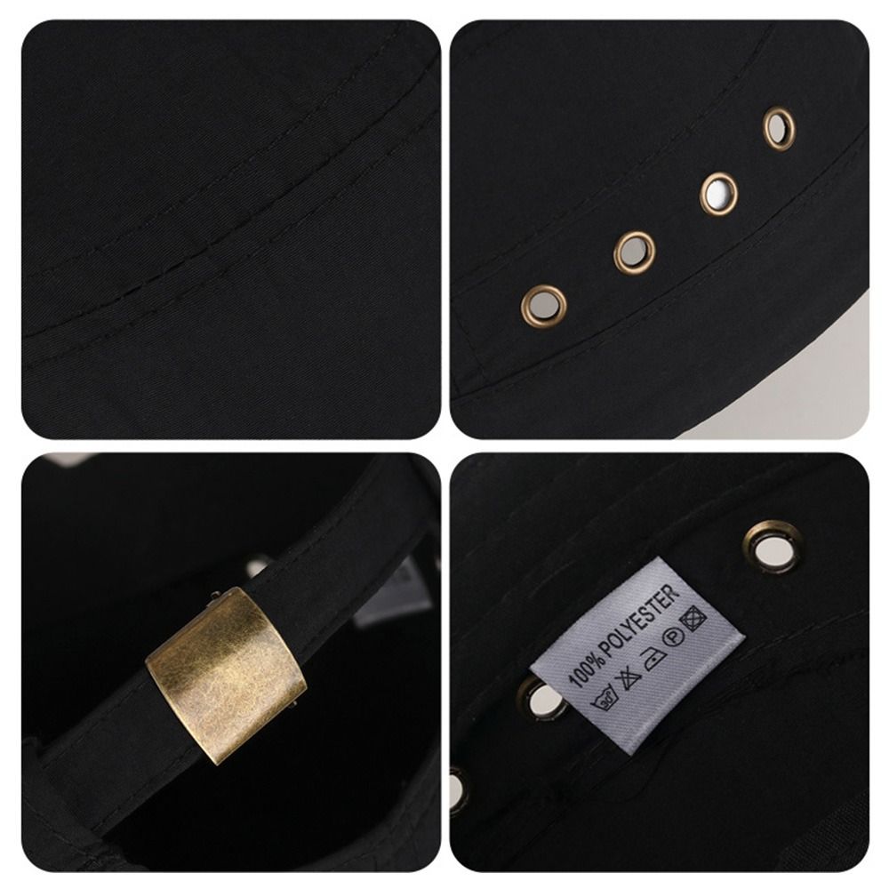 Fashion Anti-UV Fishing Hat Casual Retro Baseball Cap Breathable Outdoor Sunscreen Sun Hat Men Women