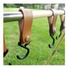 Suli Portable S-Shaped Leather Outdoor Utility Hooks