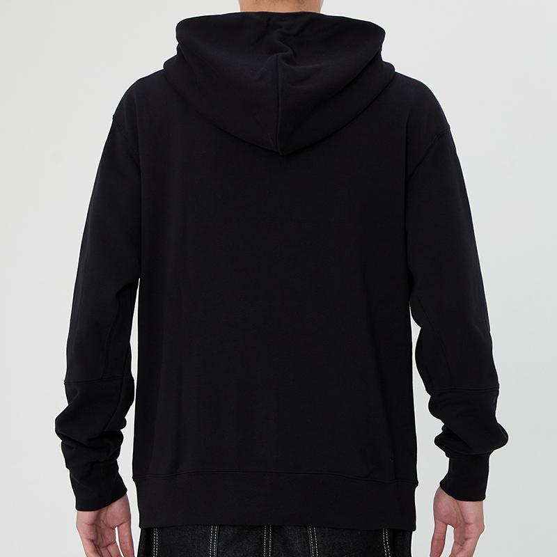 Air Jordan Logo Embroidered Hooded Sports Jacket Men Outerwear Black DH7727-010