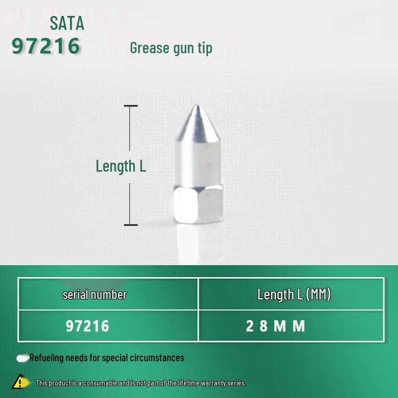 SATA Grease Gun Nozzle Tip Set
