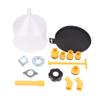 15Pcs/Set Car Accessories Fit Universal Vehicles Pour Oil Tool Spill Proof Coolant Filling Kit Plastic Filling Funnel Spout