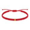 Pure Gold 999 Zodiac Red String Bracelet with Luck Beads for Baby's Full Moon or New Year