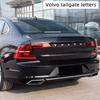 3D Metal Car Trunk Emblem Decal Letters Sticker Badge Accessories For Volvo XC90 V90 V60 XC60 V40 S80 S60 S90 C40 XC40 V70 XC70
