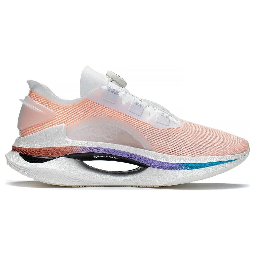 Li Ning Absolute Shadow Lightweight Stable Breathable Low-Top Running Shoes Unisex sneaker Fluorescent-Orange ARRT013-2
