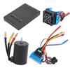 3650 Motor 2300KV+ 120A Brushless ESC + Program Card + Heat Sink Set for 110 RC Car