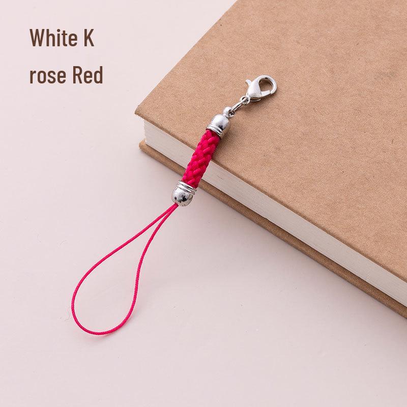 Gold Electroplated DIY Jewelry Accessory: Lanyard Lobster Clasp and Mobile Phone Pendant Rope