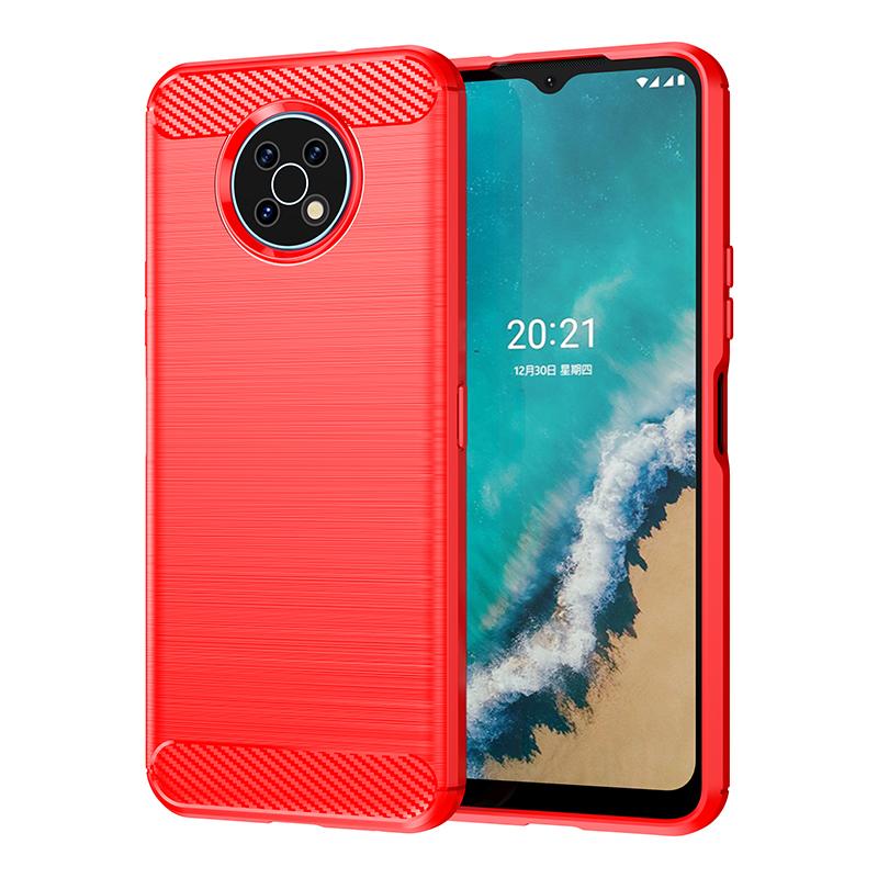 Pouzdro pro Nokia G50 Měkké TPU nárazníkové pouzdro z uhlíkových vláken pro Nokia X10 X20 G10 G20 XR20 G 50 G50 Fundas