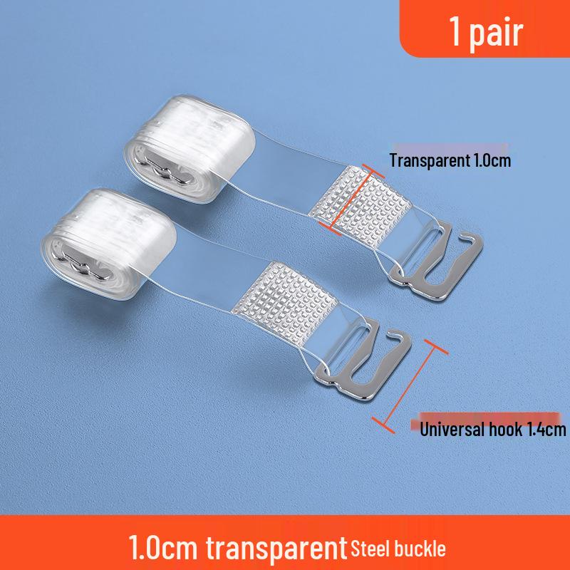 Transparent Non-Slip Bra Straps: Seamless, Invisible, Replaceable, Non-Binding Shoulder Straps
