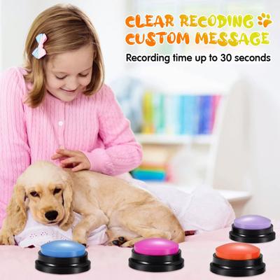1Pcs Recordable Talking Button Child Interactive Toy Phonograph Answer Buzzer