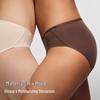 Bananain 701A Women's Silk Modal Breathable Mid-Waist Briefs 3-Pack