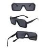 Halbrahmen-Sonnenbrille für Damen, klassische quadratische Brille für Männer und Frauen, Halbrahmen-Sonnenbrille im Hippie-Stil für draußen