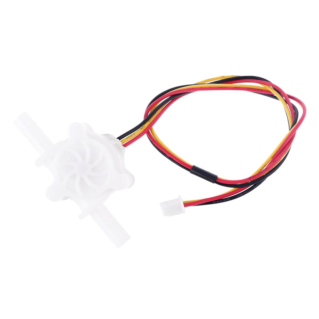 Food Grade Hall Effect Water Flow Sensor Switch 0.25-3.0 L/min 65mm Fluid Counter Meter Flowmeter DC5V for Agricultural