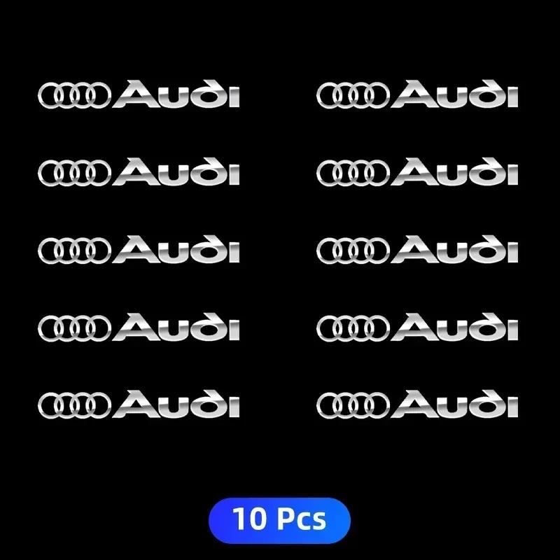 Metal emblem Auto Decor Decals Reflective Car Window Wiper Stickers For q2 Sline S3 A1 A3 A4 A5 A7 A8 Q3 Q5 Q7 TT Accessories