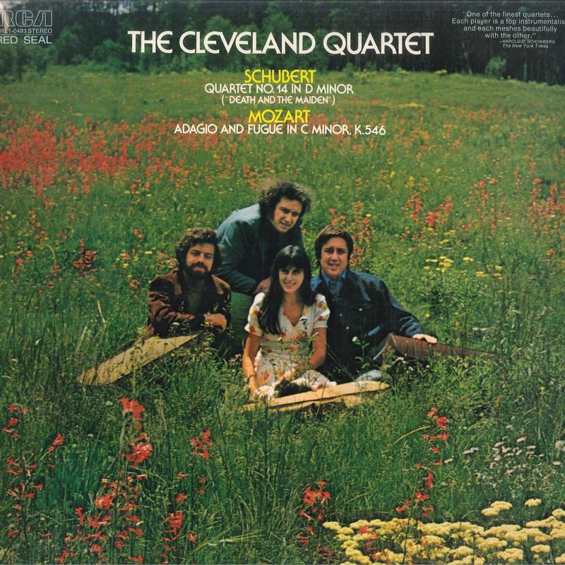 LP Record CLEVELAND QUARTET - Schubert Quartet No14 In D Minor De ARL10483AWPROMO RCA 1974 Germany Classical Used