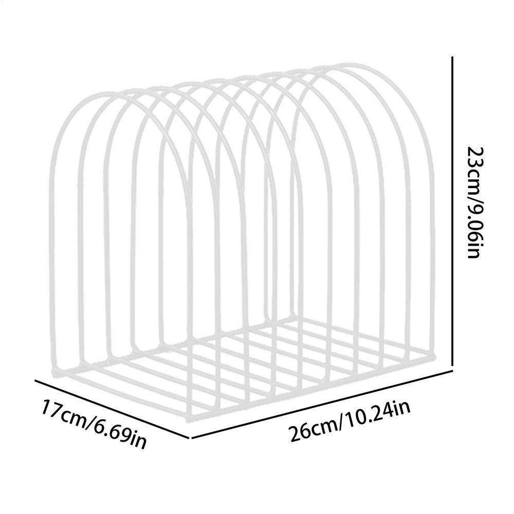 

2Pcs Wool Caps Organizer Iron Winter Beanie Display Rack Knitted Caps Wire Holder Hat Storage Rack for Counter Closet Tabletop білий